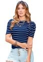 Blusa Para Mujer Azul Navy ATYPICAL de Atypical