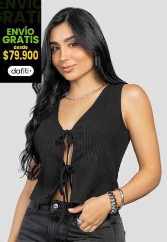 Blusa Mujer Negro Atypical 113879 Atypical