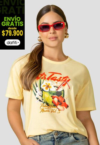 Camiseta Mujer Piña Colada Atypical 113871 Atypical