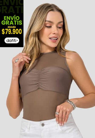 Blusa Mujer Chocolate Atypical 113973 Atypical