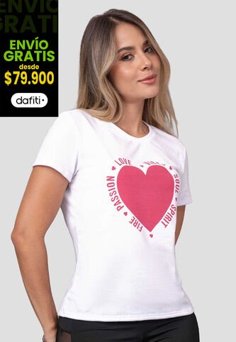 Camiseta Mujer Blanco Atypical 113818 Atypical