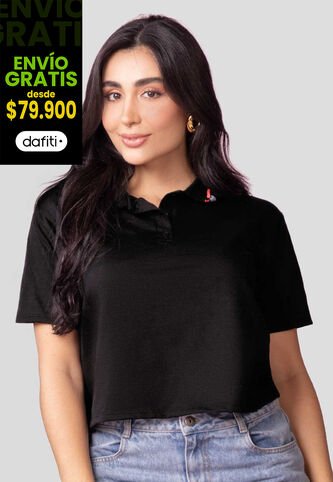 Polo Mujer Negro Atypical 113414 Atypical