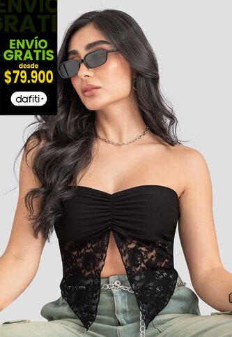 Blusa Mujer Negro Atypical 105478 Atypical