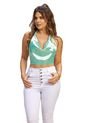 Crop Top Juvenil Verde Atypical 91855 de Atypical