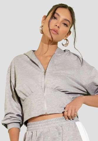 Buzo Mujer Gris Jaspe Atypical 112602 Atypical