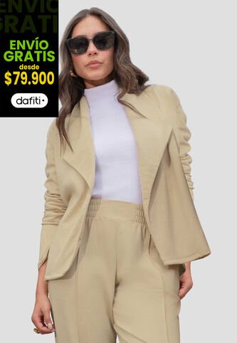 Blazer Mujer Latte Atypical 111954 Atypical