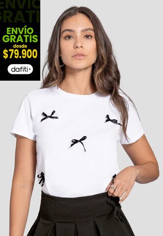 Camiseta Mujer Blanco Atypical 111945 Atypical