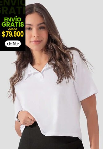 Polo Mujer Blanco Atypical 111185 Atypical
