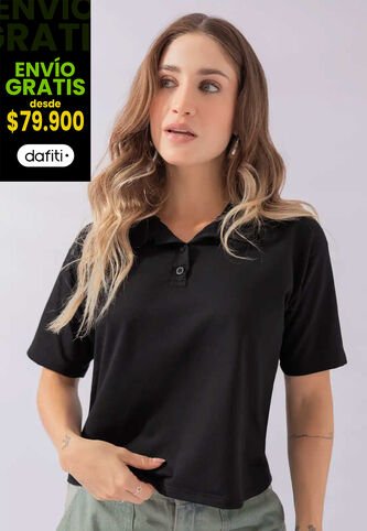 Polo Mujer Negro Atypical 111185 Atypical