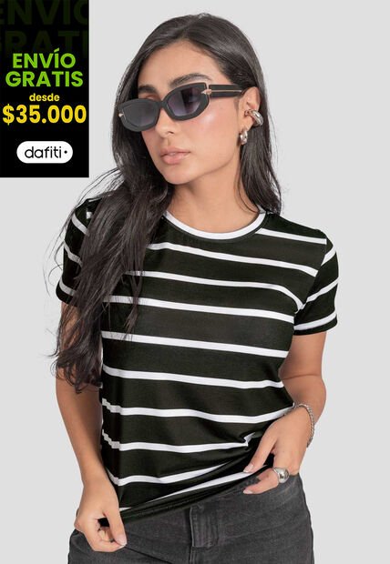 Camiseta Mujer Estampado Atypical 112497