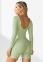 Enterizo Corto Mujer Verde Matcha Atypical 105479 de Atypical