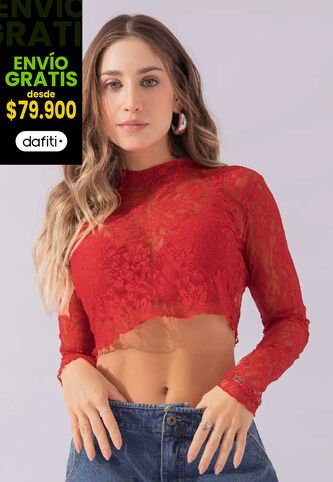Blusa Mujer Rojo Atypical 111387 Atypical