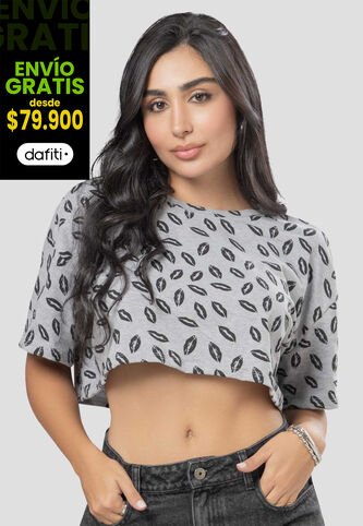 Camiseta Paq X2 Mujer Bicolor Atypical 111939 Atypical