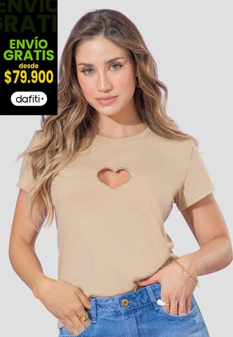 Camiseta Mujer Latte Atypical 111804 Atypical