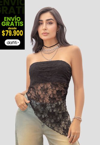 Blusa Mujer Negro Atypical 106602 Atypical