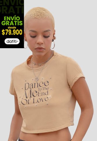Camiseta Mujer Caramelo Atypical 106404 Atypical