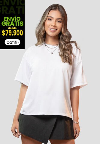 Camiseta Mujer Blanco Atypical 104940 Atypical
