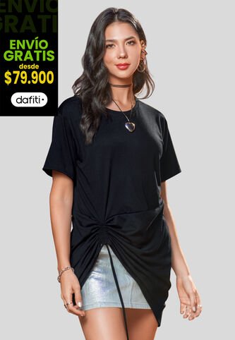 Camiseta Mujer Negro Atypical 105488 Atypical