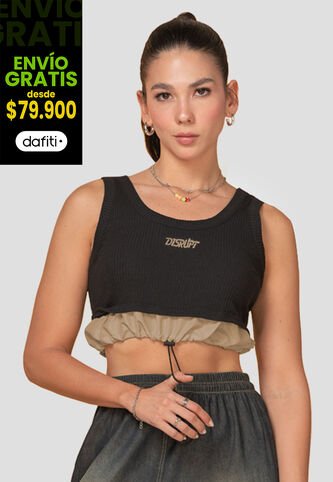 Blusa Mujer Negro Atypical 104498 Atypical