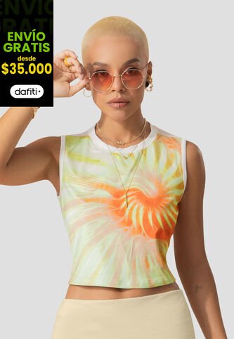 Camiseta Mujer Marfil Atypical 105875 Atypical