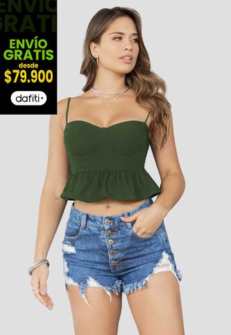 Blusa Mujer Verde Atypical 477 Atypical