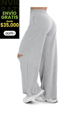 Jogger Mujer Gris Atypical 90651 Atypical