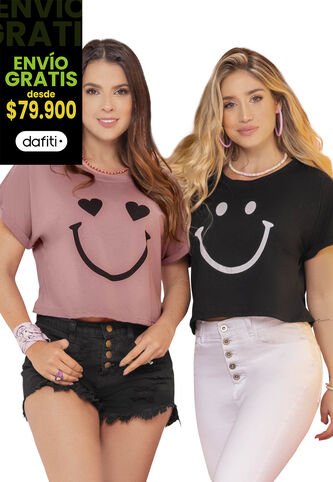 Camiseta Mujer Palo De Rosa Atypical 96282 Atypical