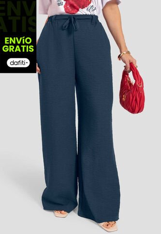 Pantalón Mujer Azul Profundo Atypical 112489 Atypical