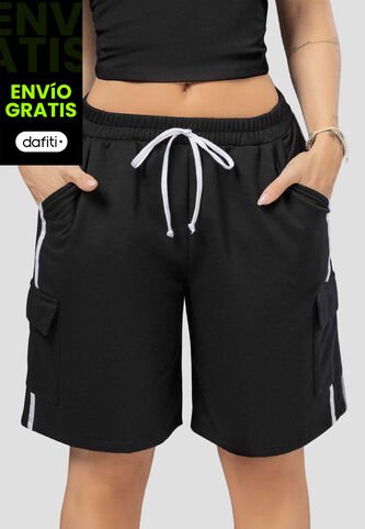 Bermuda Mujer Negro Atypical 111803 Atypical