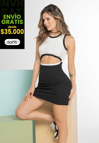 Vestido Mujer Azul Atypical 419 Atypical