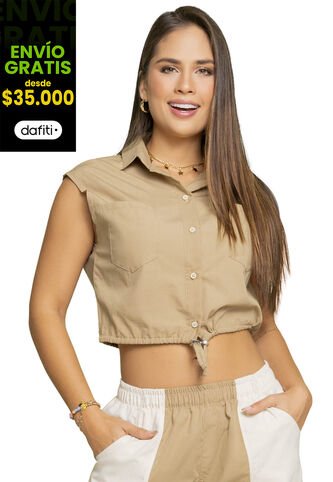 Camisa Mujer Caramelo Atypical 2339 Atypical