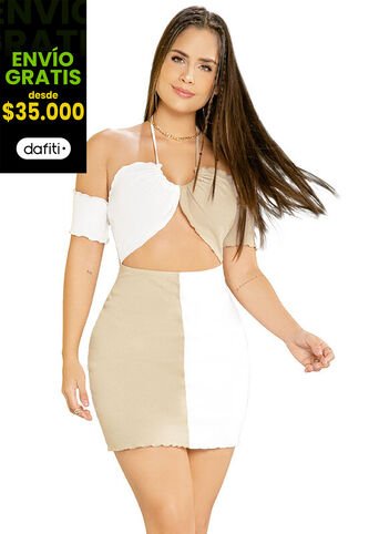 Vestido Caramelo Mp 33792 Atypical