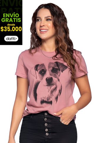 Camiseta Mujer Palo De Rosa Atypical 91562 Atypical