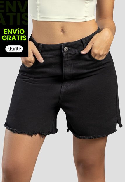 Bermuda Mujer Negro Atypical 104599