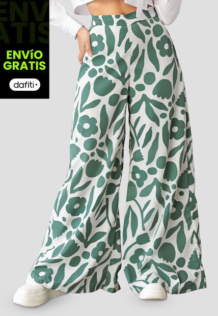 Pantalón Mujer Verde Atypical 100125