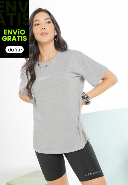 Conjunto Mujer Gris Atypical 51