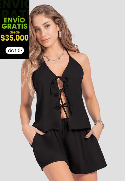 Conjunto Mujer Negro Atypical 107864