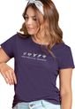 Camiseta Juvenil Femenino Berenjena Atypical de Atypical