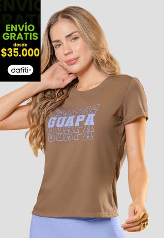 Camiseta Mujer Chocolate Atypical 113737 Atypical