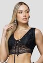 Crop Top Mujer Negro Atypical 114258 de Atypical