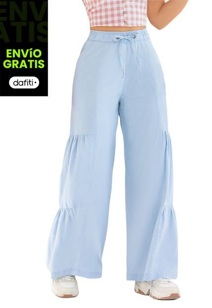Pantalón Para Mujer Azul Claro Atypical