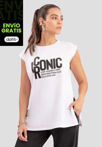 Blusón Mujer Blanco Atypical 111952 Atypical