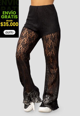 Pantalón Mujer Negro Atypical 103316 Atypical