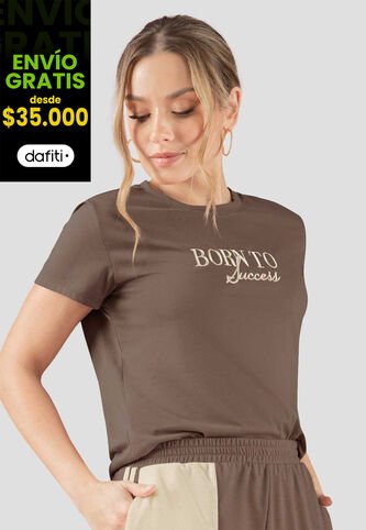Camiseta Mujer Chocolate Atypical 113169 Atypical