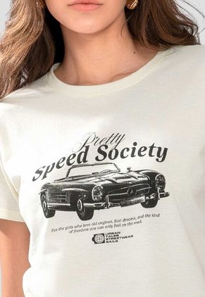 Camiseta Mujer Crema Atypical 114509
