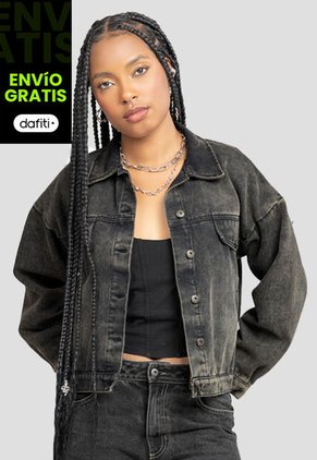 Chaqueta Mujer Negro Atypical 107112