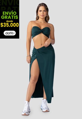 Conjunto Mujer Verde Botella Atypical 100672 Atypical