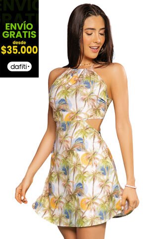 Vestido Mujer Multicolor Atypical 9648 Atypical