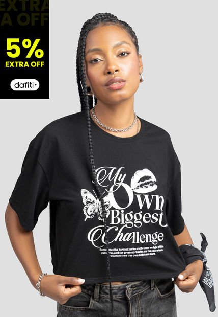 Camiseta Mujer Negro Atypical 106858