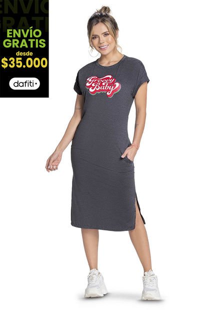 Vestido Para Mujer Negro Cross Atypical